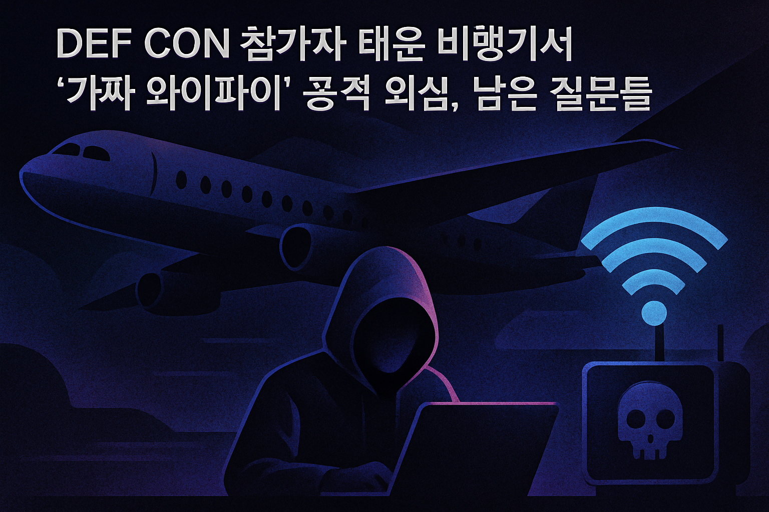 DEF CON 참가자 태운 비행기서 '가짜 와이파이' 공격 의심, 남은 질문들