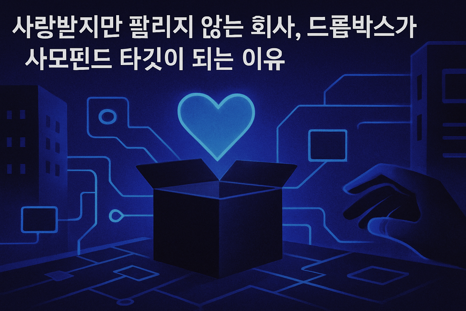 사랑받지만 팔리지 않는 회사, 드롭박스가 사모펀드 타깃이 되는 이유
